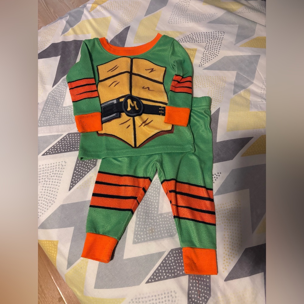 Baby Ninja Turtle Pajama set 12M